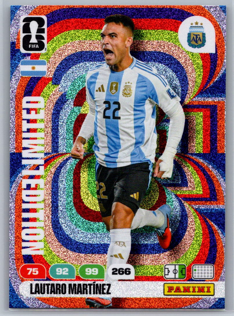 Lautaro Martinez (Argentina) Limited Edition Panini Adrenalyn XL FIFA World Cup 2026