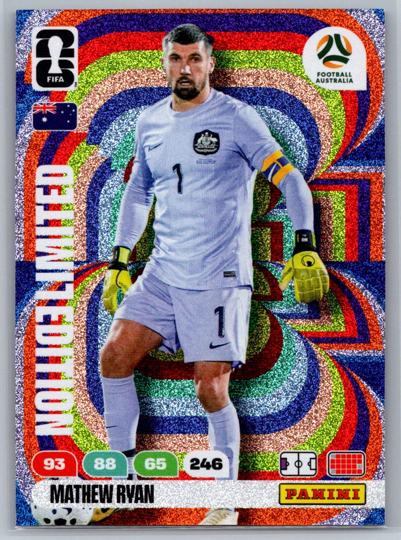 Mathew Ryan (Australia) Limited Edition Panini Adrenalyn XL FIFA World Cup 2026