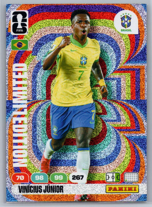 Vinicius Junior (Brazil) Limited Edition Panini Adrenalyn XL FIFA World Cup 2026