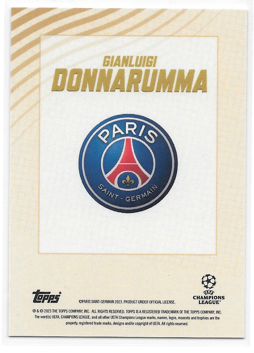 Gianluigi Donnarumma (PSG) Gold Topps Gold x Dan Leydon UEFA 22-23