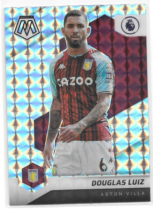 Douglas Luiz (Aston Villa) Mosaic Panini Mosaic Premier League 21-22