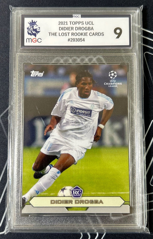Didier Drogba (Olympique de Marseille) Base Topps UCL The Lost Rookie 2020-21