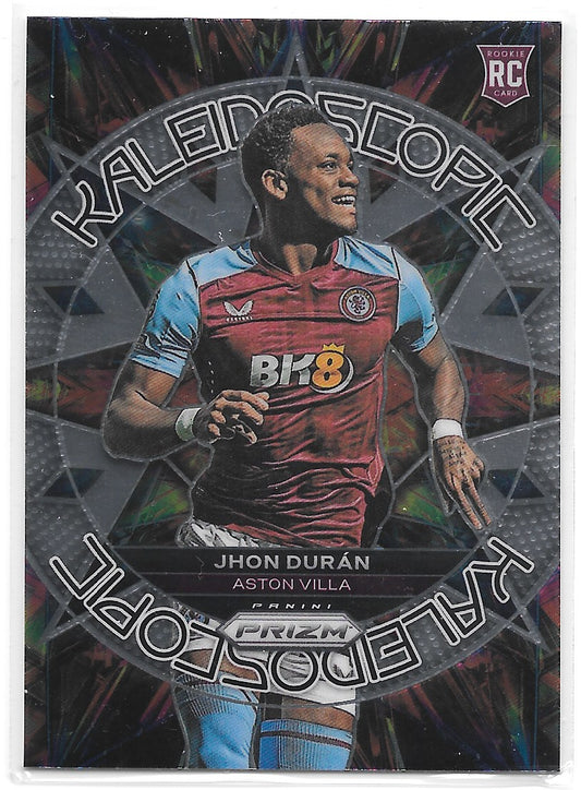 Jhon Duran (Aston Villa) Kaleidoscopic RC Panini Prizm Premier League 23-24