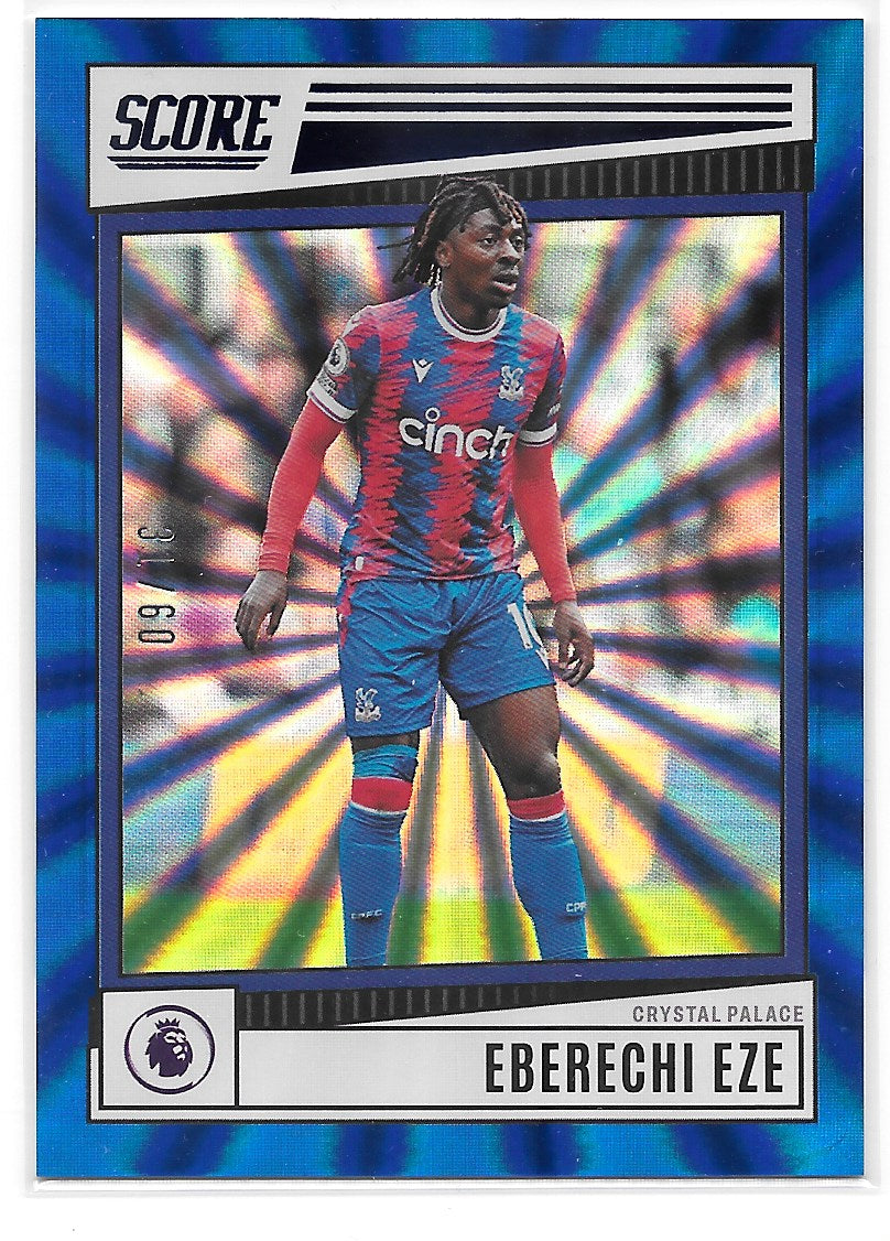 Eberechi Eze (Crystal Palace) Blue Laser /60 Panini Score Premier League 22-23