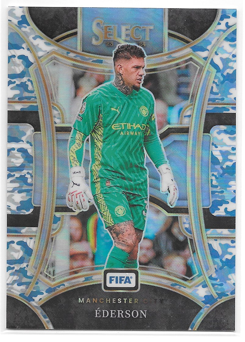 Ederson (Manchester City) Mezzanine Winter Camo /99 Panini Select FIFA 23-24