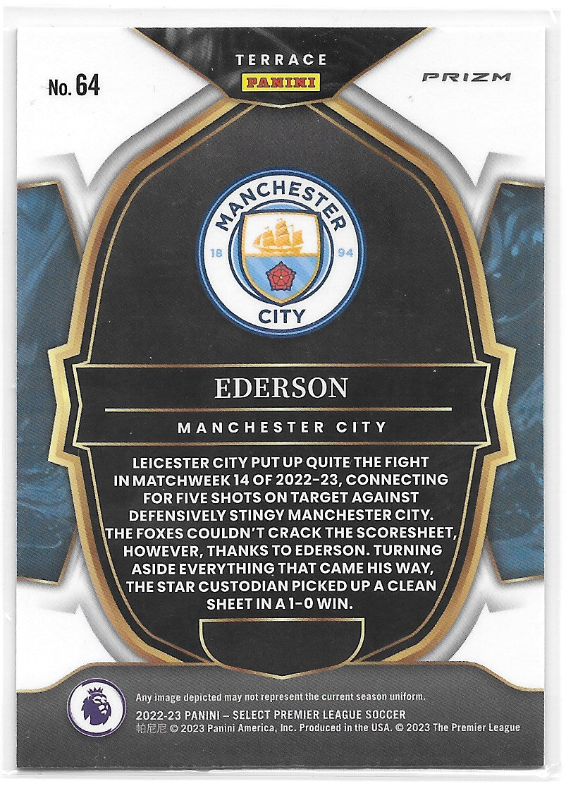 Ederson (Manchester City) Terrace Red Panini Select Premier League 22-23