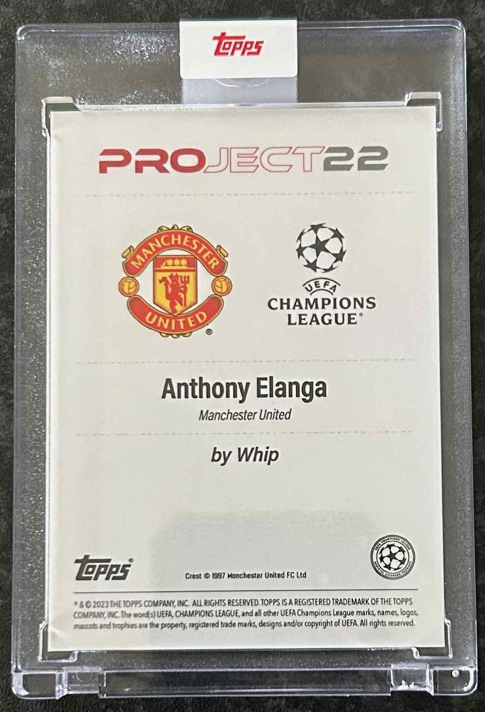 Anthony Elanga (Manchester United) x Whip Topps Project 2022