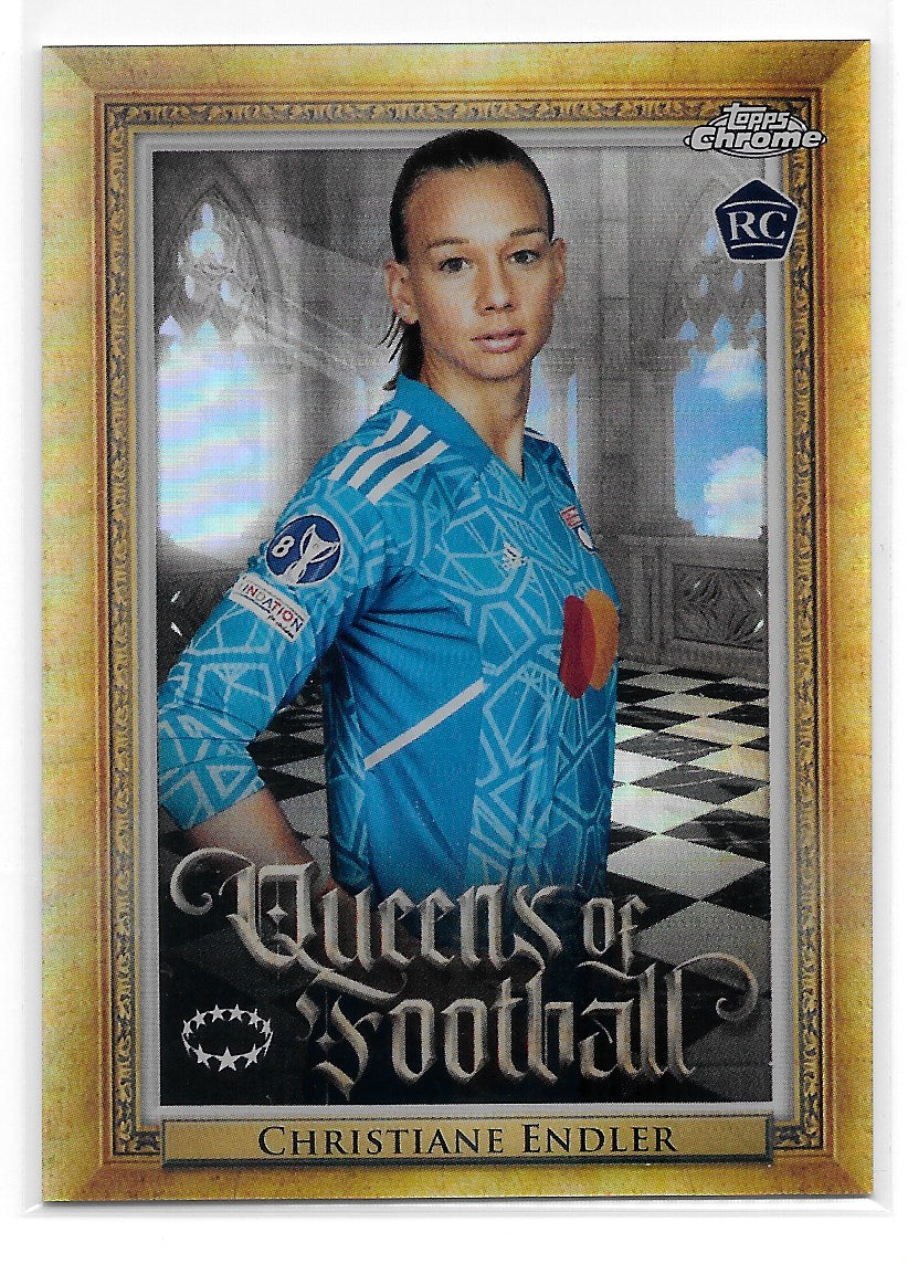 Christiane Endler (Olympique Lyonnais) Queens of Football RC Topps Chrome UEFA Women’s Champions League 22-23