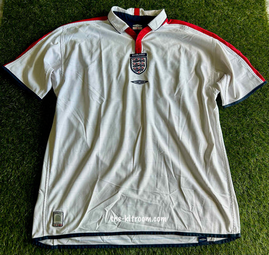 2003-05 England Home Football Shirt XXL