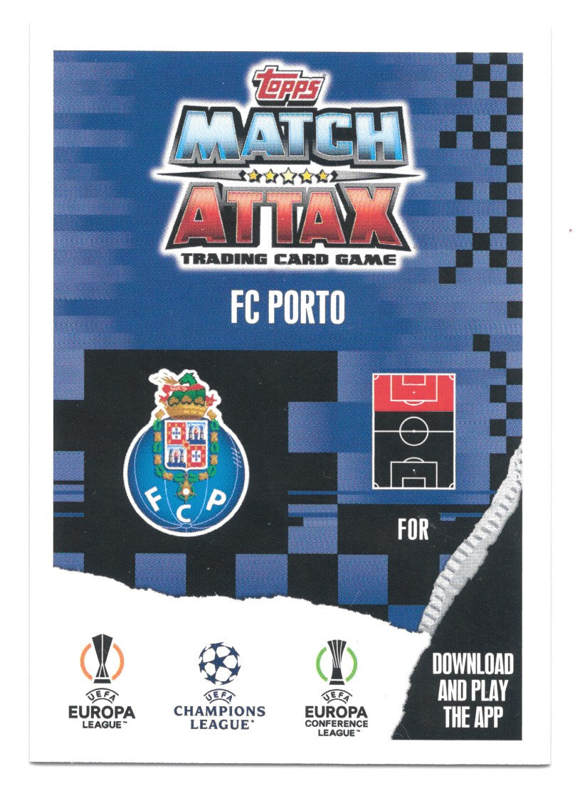 Evanilson (FC Porto) Crystal Blue Match Attax 23-24