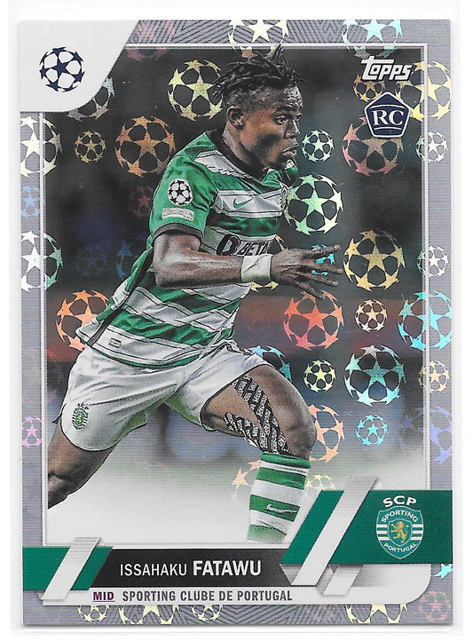 Issahaku Fatawu (Sporting Clube de Portugal) Starball Foil RC Topps UCC Flagship 22-23