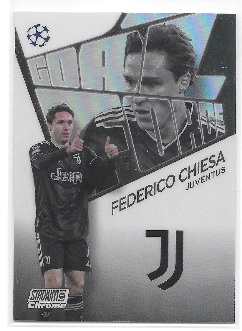 Federico Chiesa (Juventus) Goal Force Topps Stadium Club Chrome 22-23