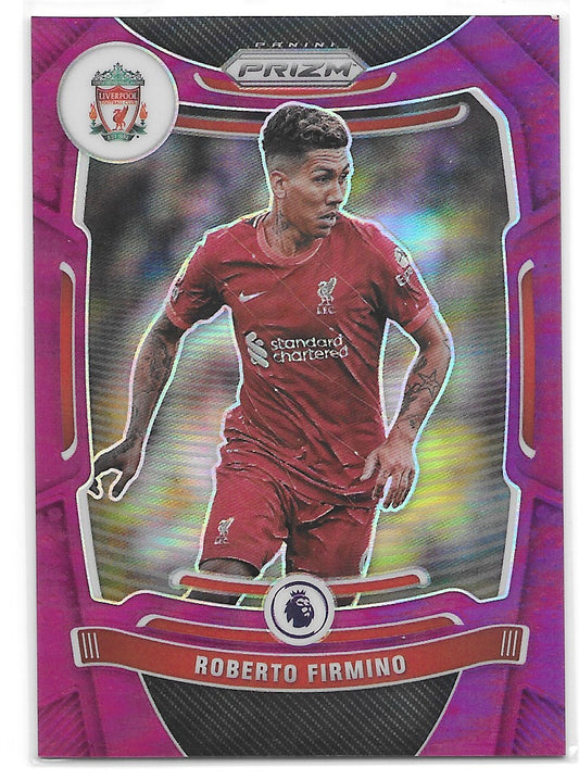 Roberto Firmino (Liverpool FC) Purple Prizm /99 Panini Prizm Premier League 21-22