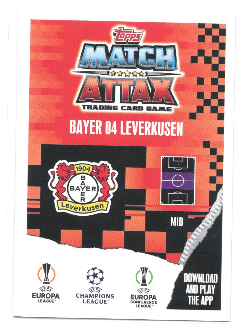 Florian Wirtz Bayer Leverkusen Limited Edition Match Attax 2324 The Kitroom 