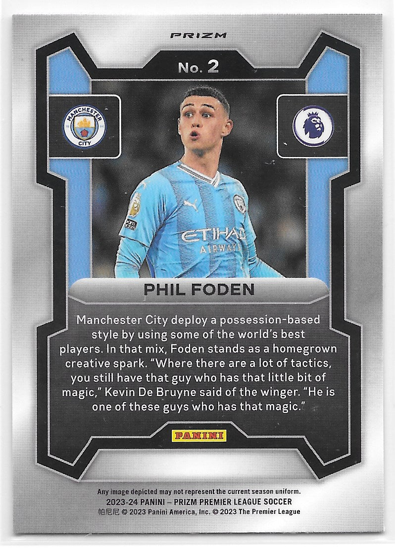 Phil Foden (Manchester City) Breakaway Panini Prizm Premier League 23-24