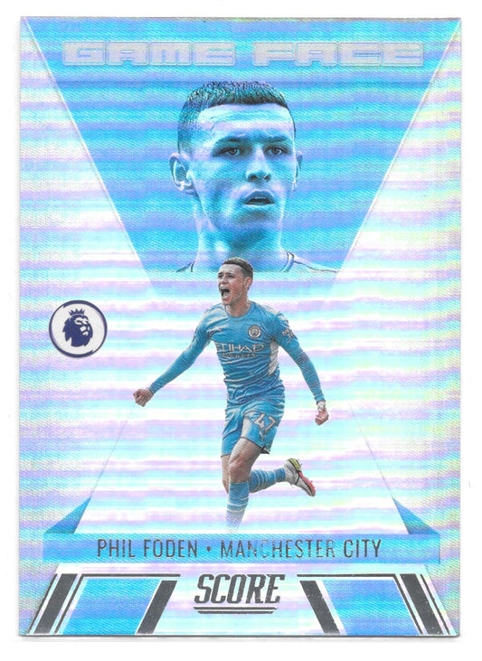 Phil Foden (Manchester City) Game Face SP Panini Score Premier League 21-22