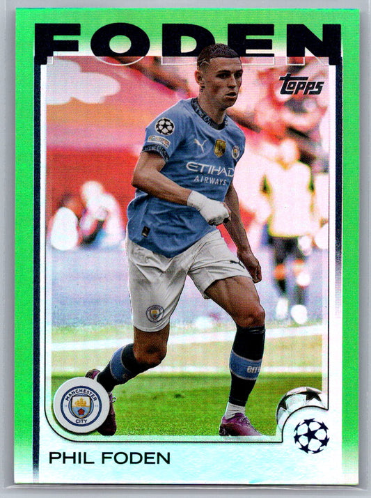 Phil Foden (Manchester City) Green Foil /99 Topps UCC Flagship 24-25