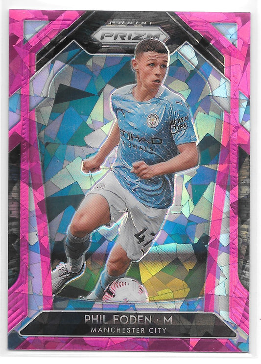 Phil Foden (Manchester City) Pink Ice Panini Prizm Premier League 20-21