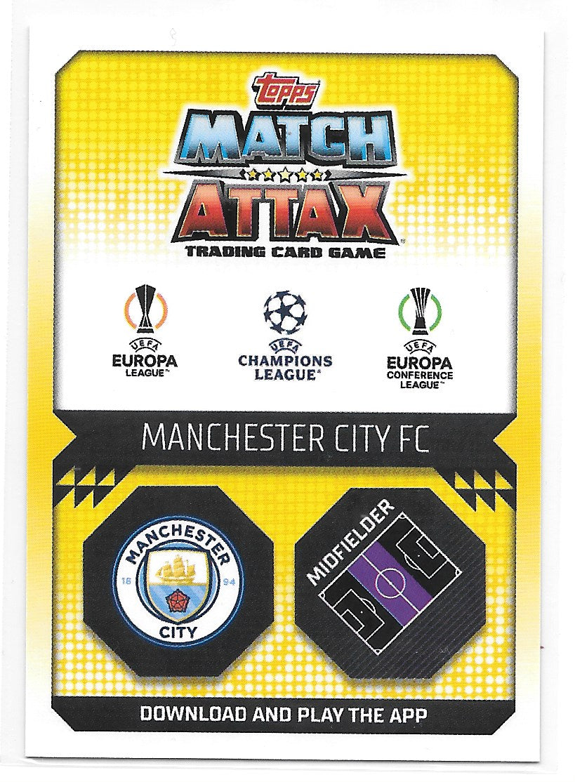 Phil Foden (Manchester City) Wonderkid Limited Edition Topps Match Attax 22-23