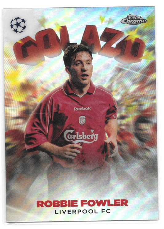 Robbie Fowler (Liverpool FC) Golazo Topps Chrome UEFA Club Competitions 22-23