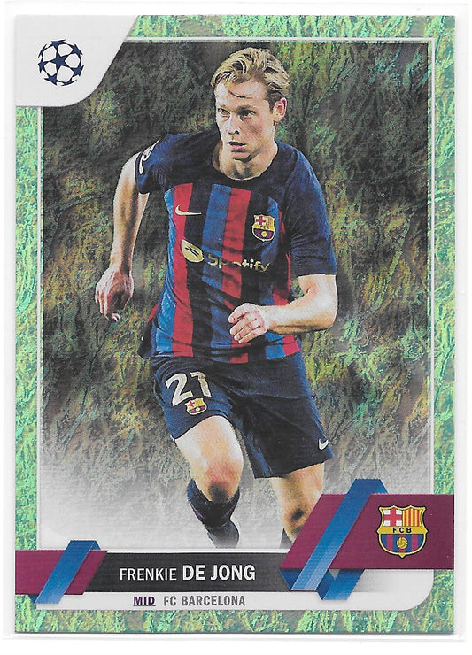 Frenkie de Jong (FC Barcelona) Base Topps JADE Edition UEFA Club Competitions 22-23