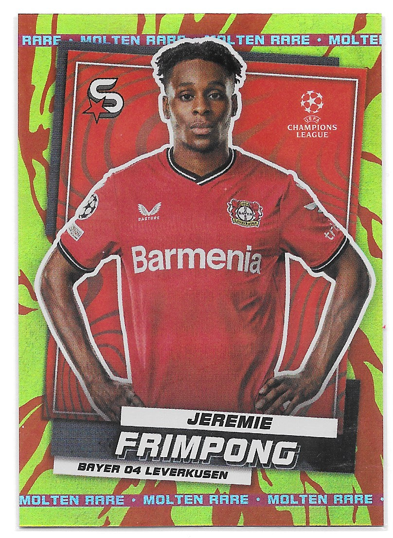 Jeremie Frimpong (Bayer Leverkusen) Molten Rare Topps SuperStars 22-23