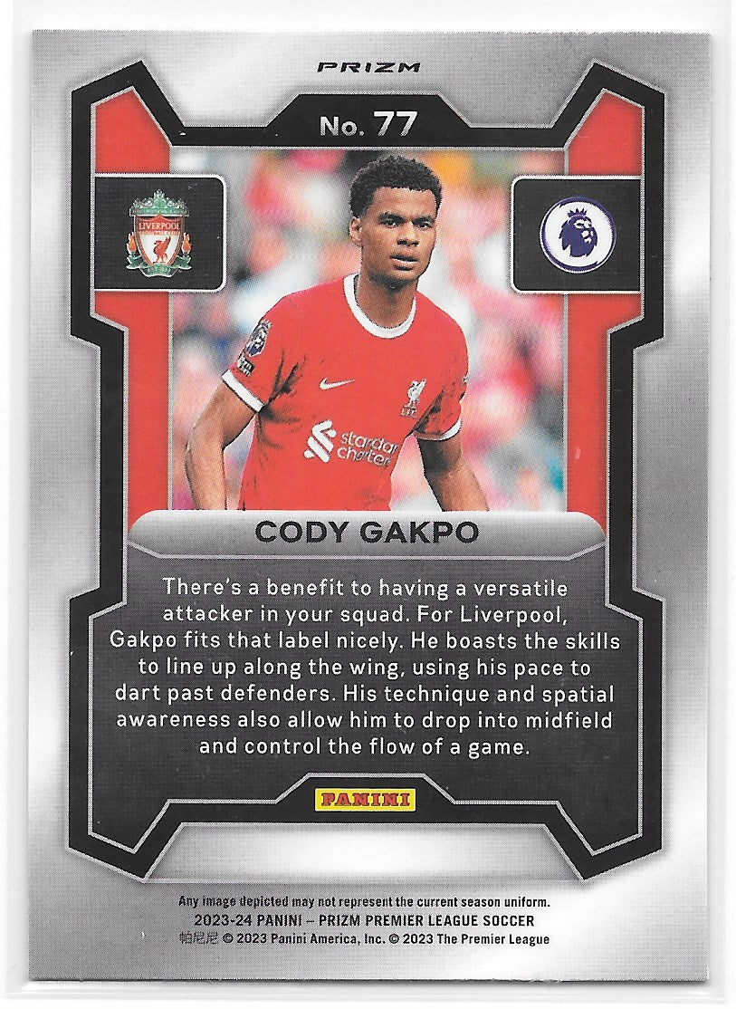 Cody Gakpo (Liverpool FC) Pink Mosaic Panini Prizm Premier League 23-24