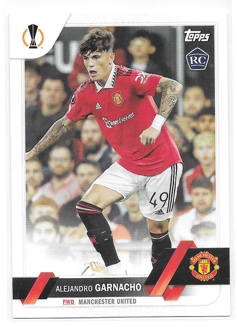 Alejandro Garnacho (Manchester United) Rookie Card Topps UCC Flagship 22-23