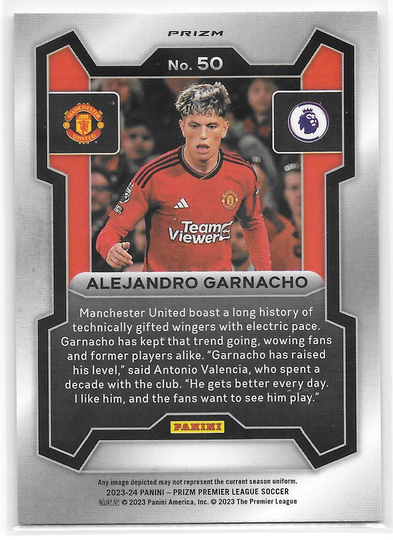 Alejandro Garnacho (Manchester United) Breakaway Panini Prizm Premier League 23-24