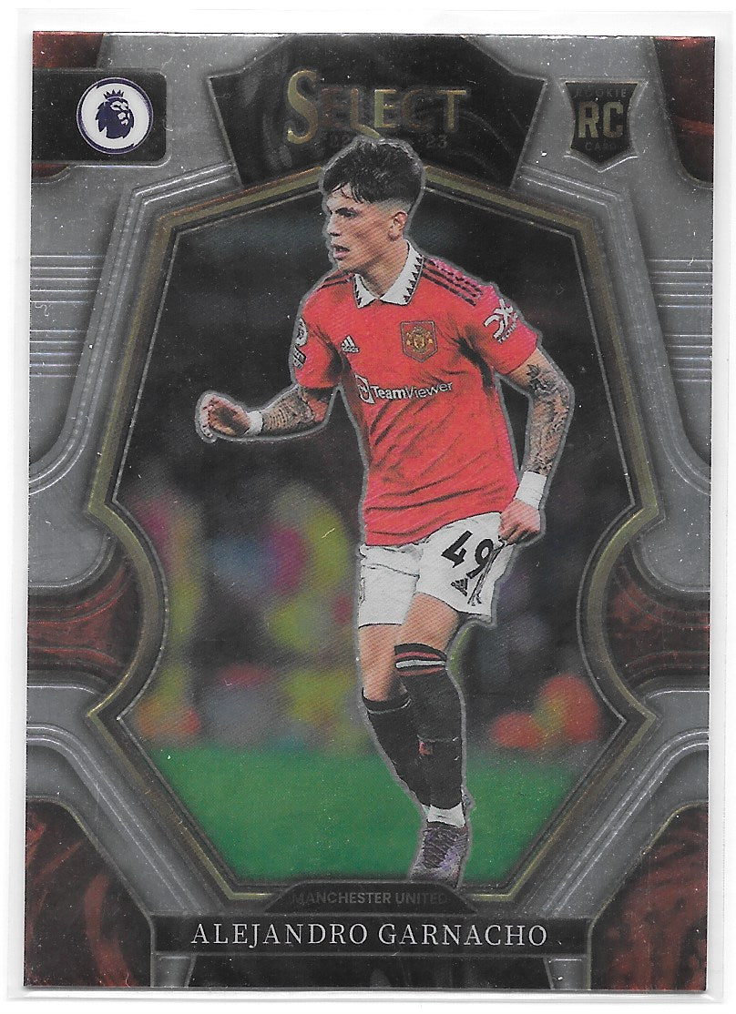 Alejandro Garnacho (Manchester United) Mezzanine Rookie Card Panini Select Premier League 22-23