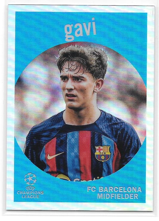 Gavi (FC Barcelona) 1959 Topps Chrome UEFA Club Competitions 22-23