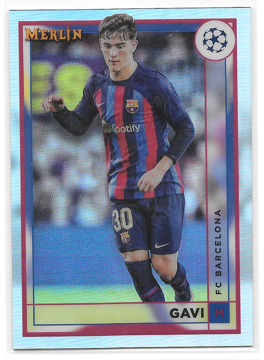 Gavi (FC Barcelona) Refractor Topps Merlin Chrome UCC 22-23