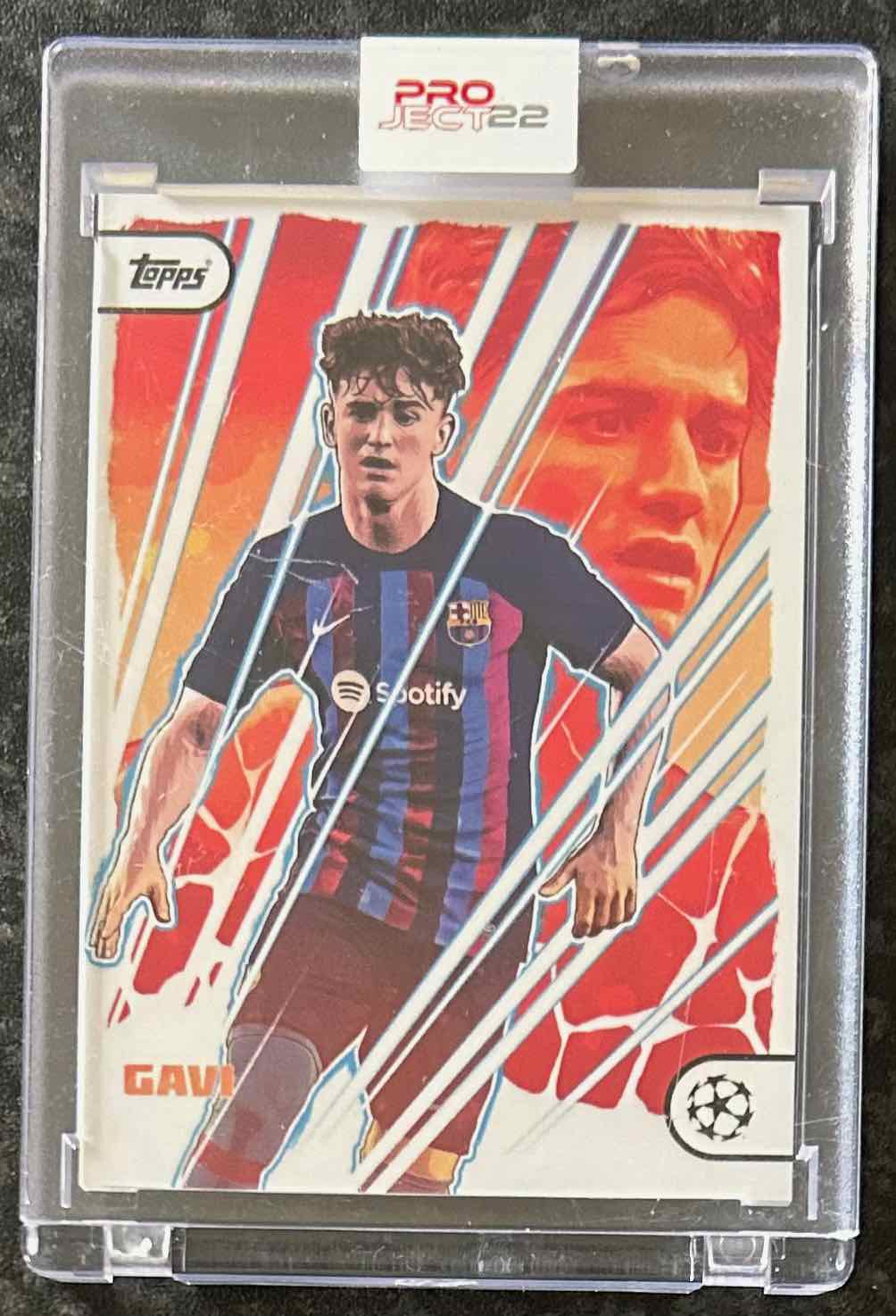 Gavi (FC Barcelona) x John Guydo Topps Project 22