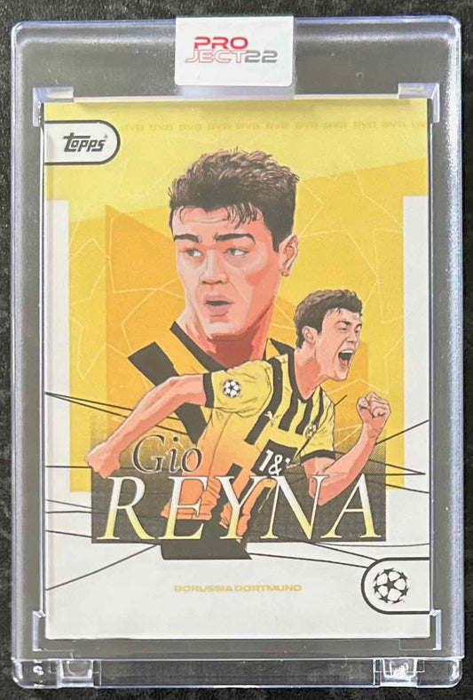 Giovanni Reyna (Borussia Dortmund) x Dan Leydon Topps Project 2022