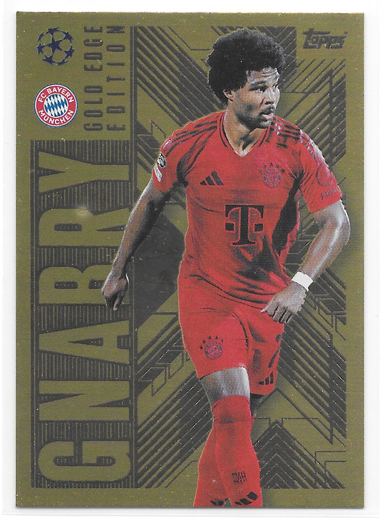 Serge Gnabry (FC Bayern Munchen) Gold Edge Edition Topps Match Attax Extra 24-25