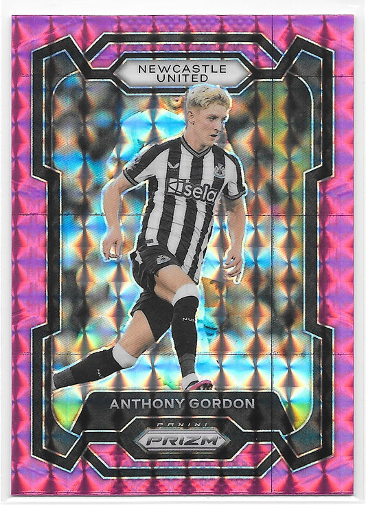 Anthony Gordon (Newcastle United) Pink Mosaic Panini Prizm Premier League 23-24