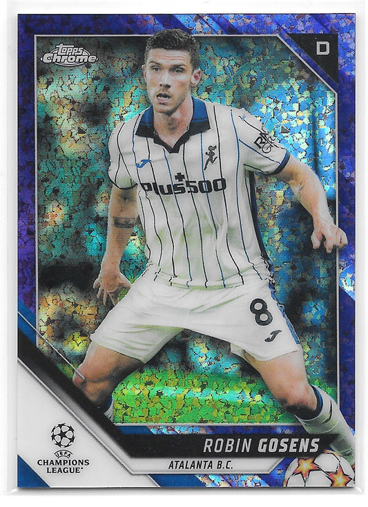 Robin Gosens (Atalanta) Purple Mini Diamond /250 Topps Chrome UCL 21-22