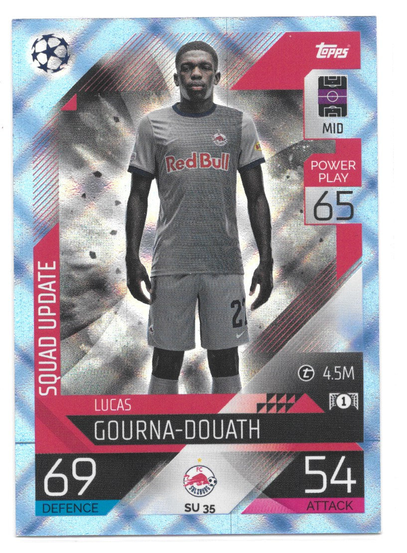 Lucas Gourna-Douath (FC Salzburg) Crystal Blue Squad Update Match Attax 2023