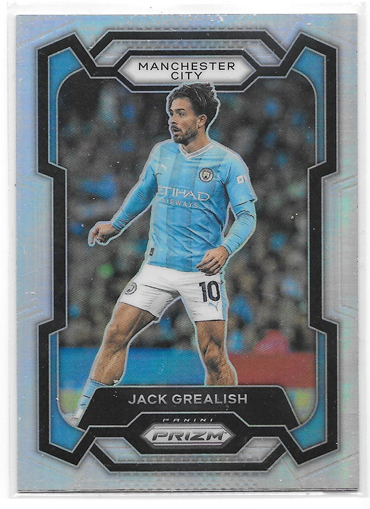 Jack Grealish (Manchester City) Silver Panini Prizm Premier League 23-24