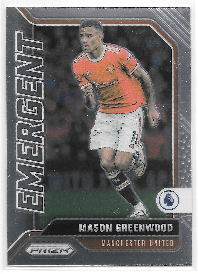 Mason Greenwood (Manchester United) Emergent Panini Prizm Premier League 21-22