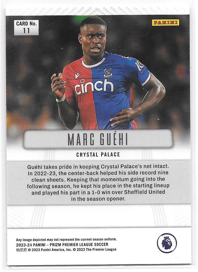 Marc Guehi (Crystal Palace) Flashback 2012 Panini Prizm Premier League 23-24