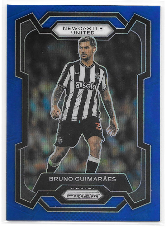 Bruno Guimaraes (Newcastle United) Blue Prizm /299 Panini Prizm Premier League 23-24