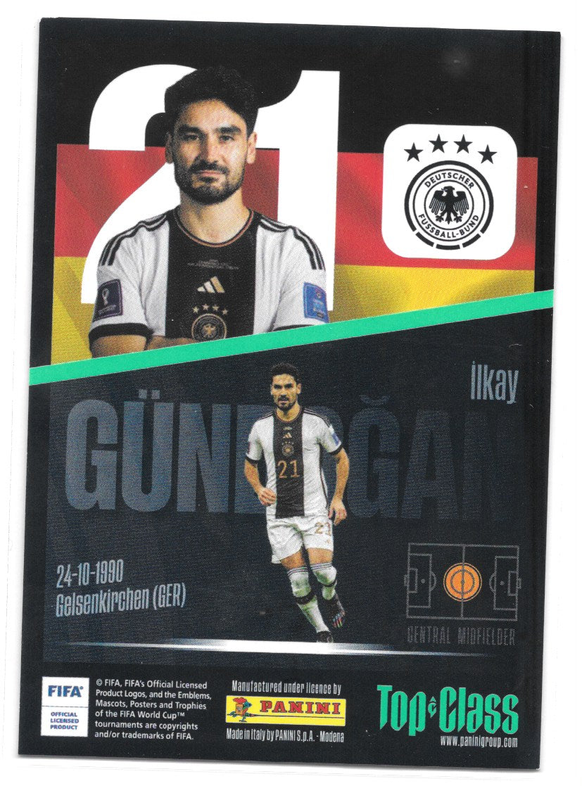 Ilkay Gundogan (Germany) Holo Giants Panini Top Class 2023