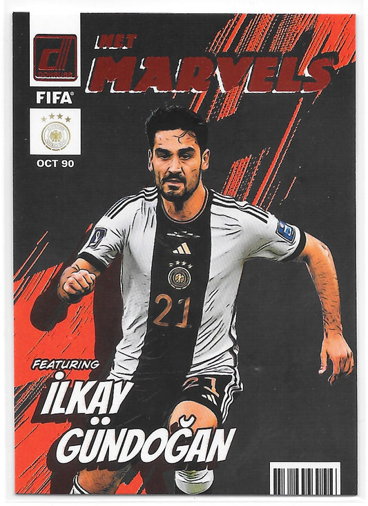 Ilkay Gundogan (Germany) Net Marvels Orange Panini Donruss FIFA 22-23