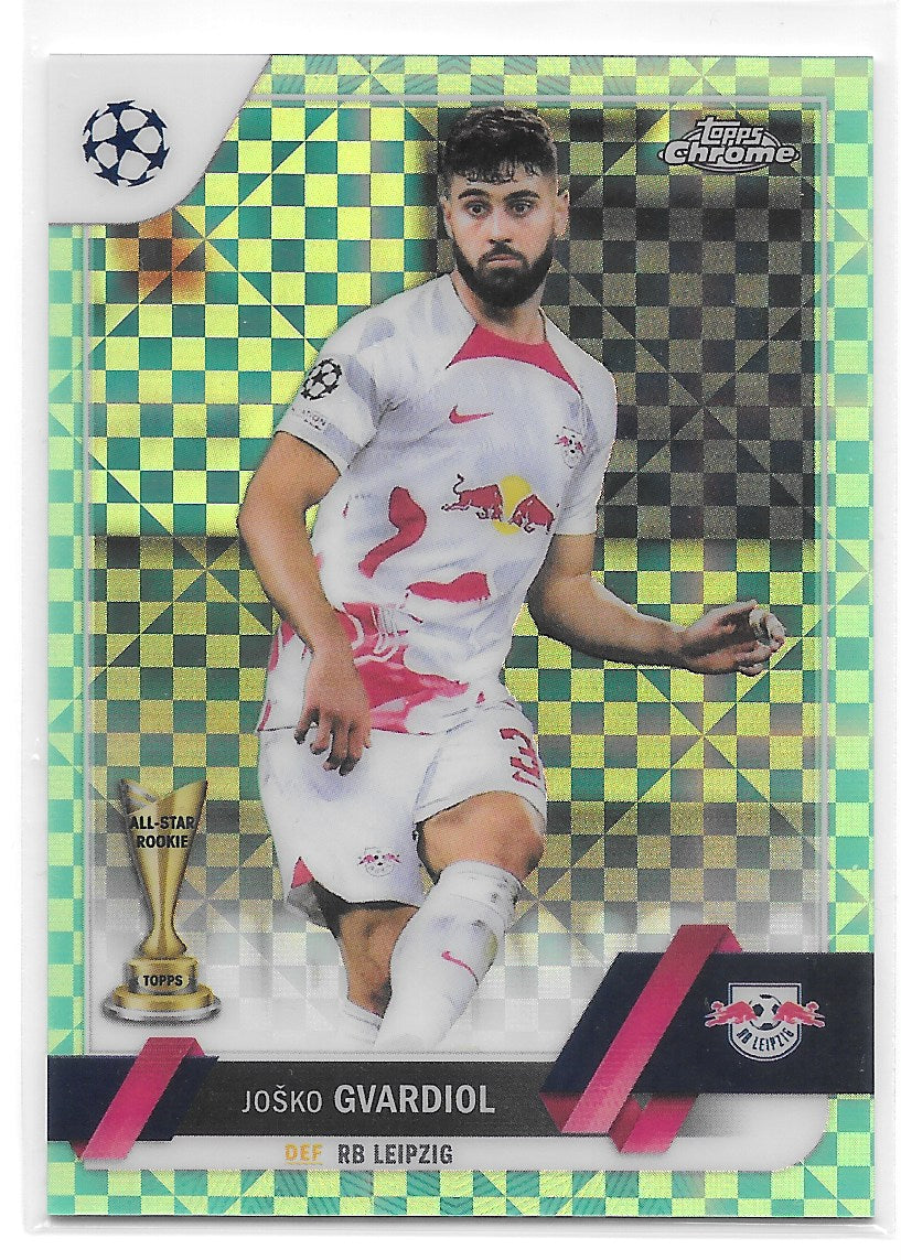 Josko Gvardiol (RB Leipzig) Neon Green X-Fractor /399 Topps Chrome UCC 22-23