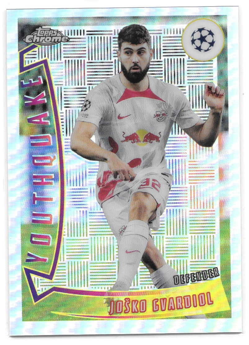 Josko Gvardiol (RB Leipzig) Youthquake Topps Chrome UEFA Club Competitions 22-23