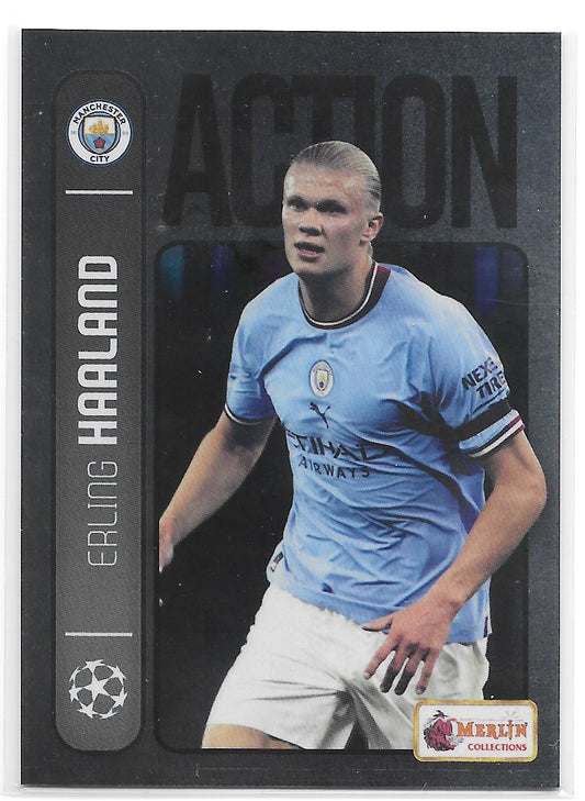 Erling Haaland (Manchester City) Action Topps Merlin Heritage 98 22-23