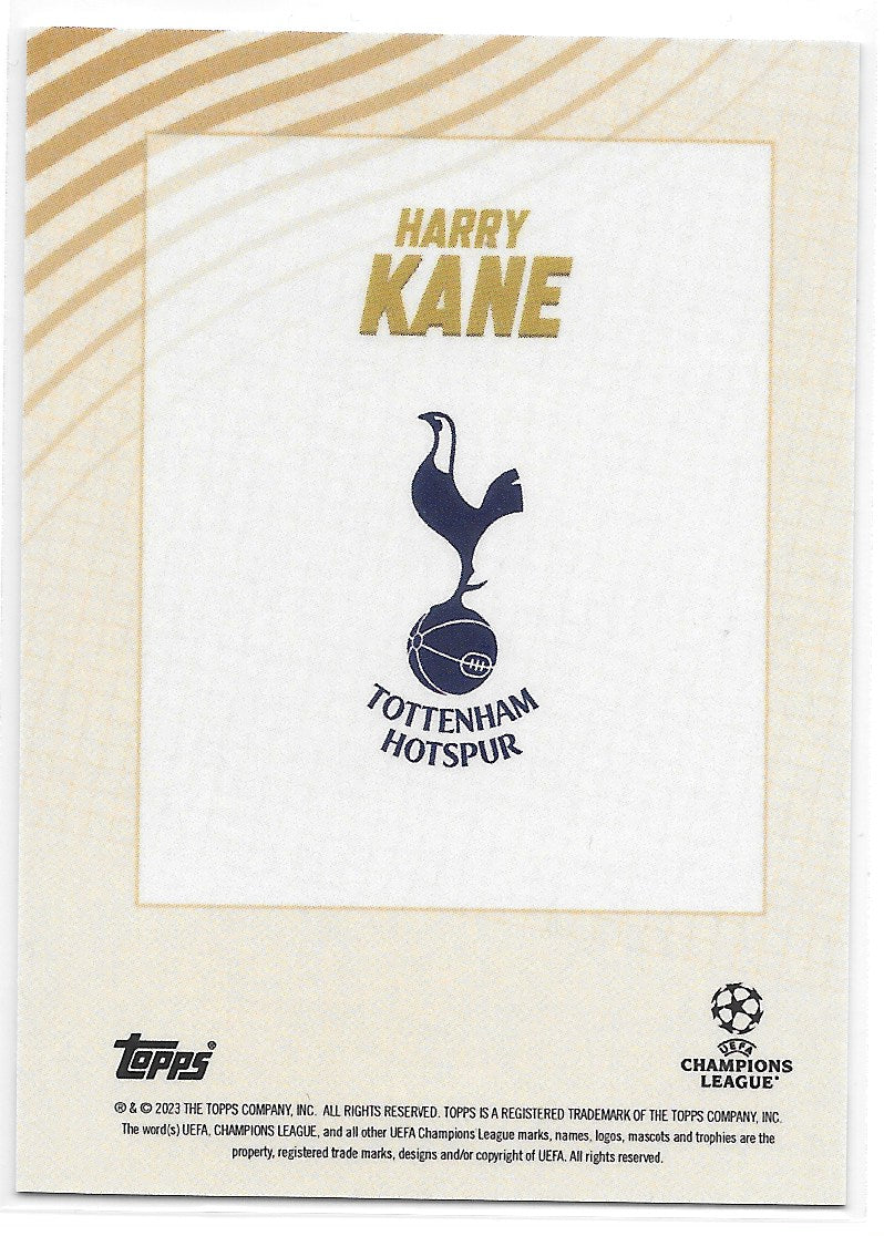 Harry Kane (Tottenham Hotspur) Gold Topps Gold x Dan Leydon UEFA 22-23