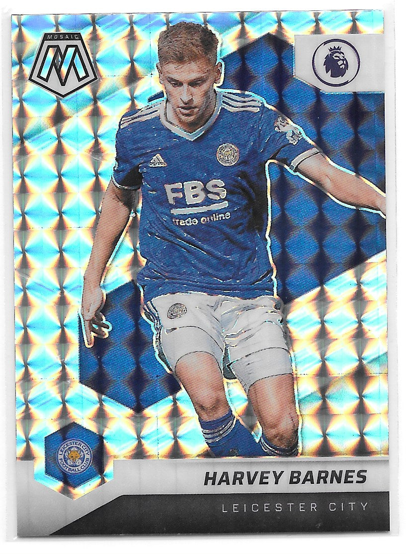 Harvey Barnes (Leicester City FC) Mosaic Panini Mosaic Premier League 21-22