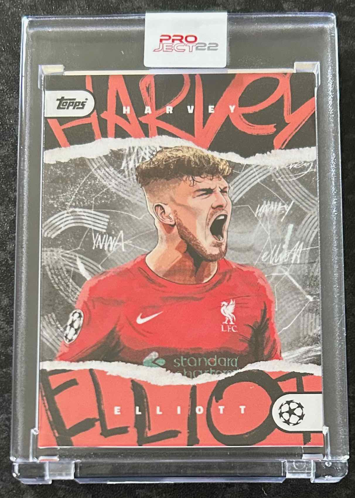 Harvey Elliott (Liverpool FC) x Dan Leydon Topps Project 2022